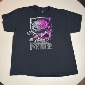 Marvel Black Panther Funko Pop T Shirt Mens 2XL Black Graphic Tee